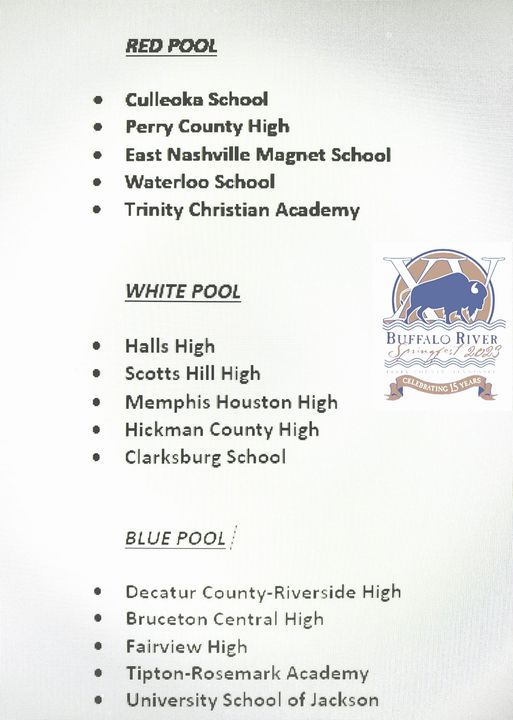 2023 pool for tournament